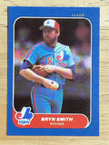 1986 Fleer Mini #55 Bryn Smith