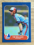 1986 Fleer Mini #56 Tim Wallach