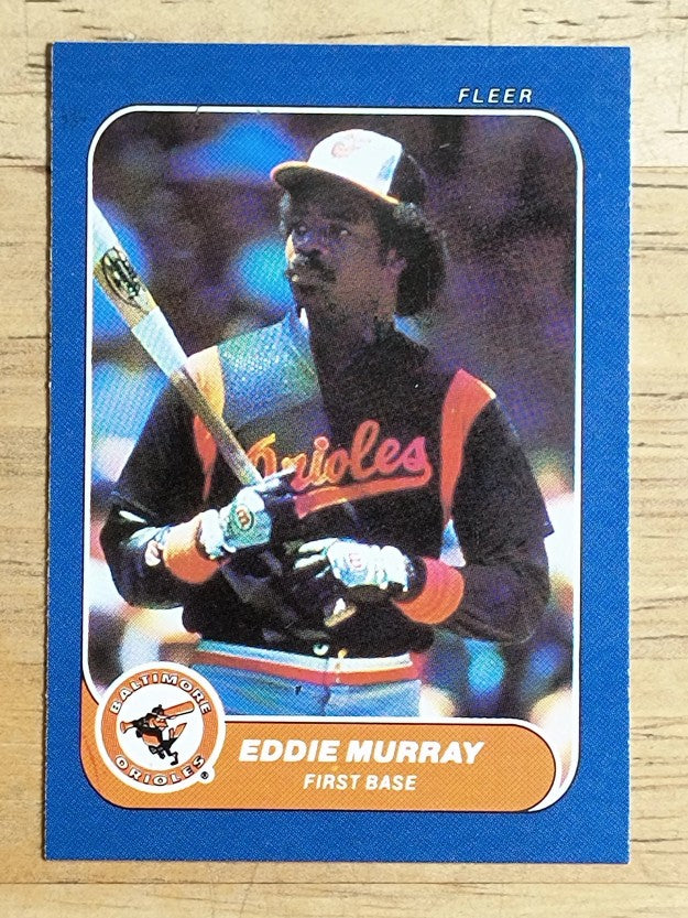 1986 Fleer Mini #58 Eddie Murray