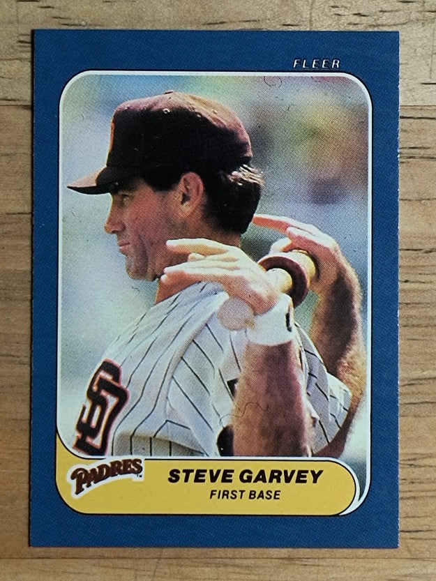 1986 Fleer Mini #67 Steve Garvey