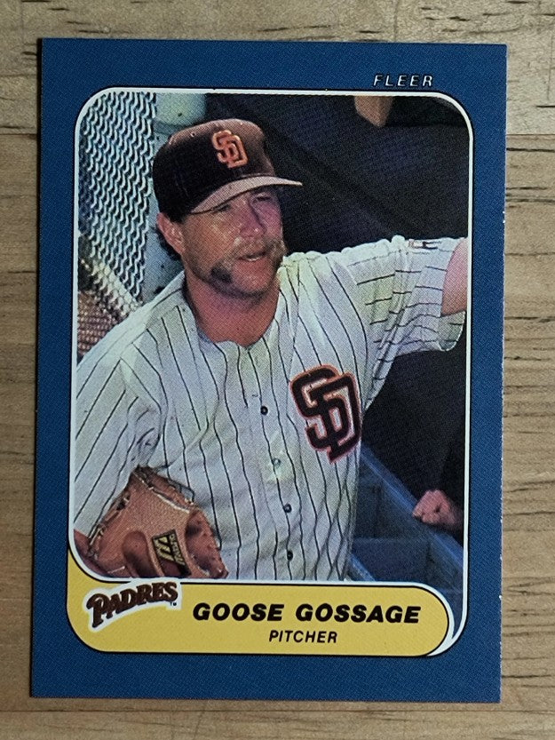 1986 Fleer Mini #68 Rich Gossage