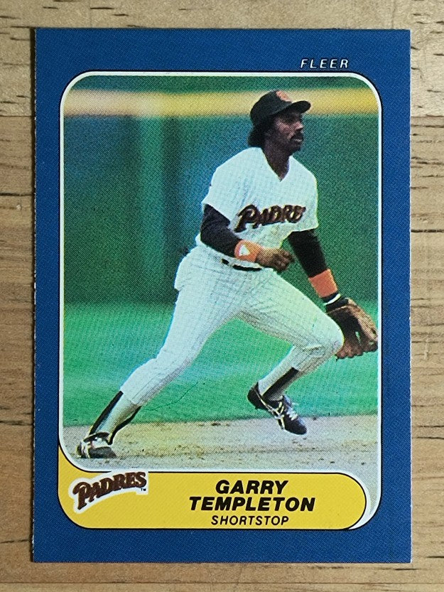 1986 Fleer Mini #71 Garry Templeton