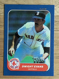 1986 Fleer Mini #74 Dwight Evans