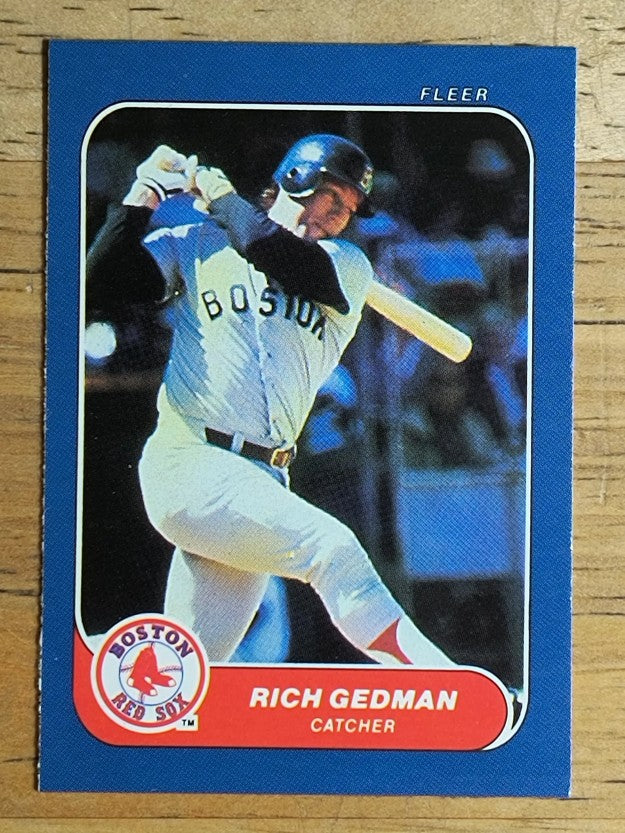 1986 Fleer Mini #75 Rich Gedman