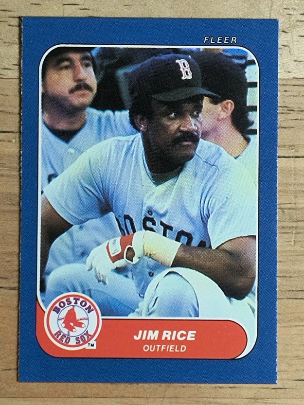 1986 Fleer Mini #76 Jim Rice