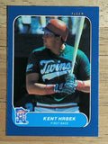 1986 Fleer Mini #84 Kent Hrbek