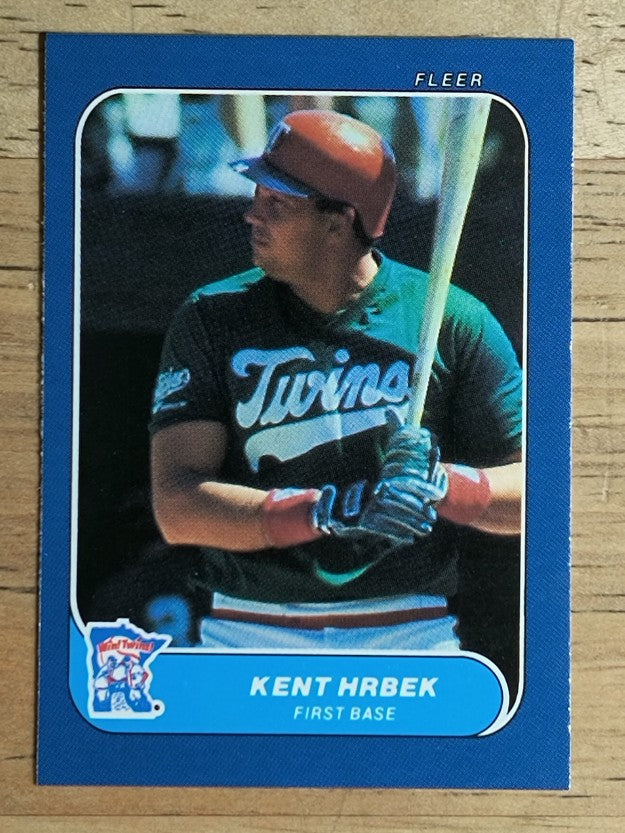 1986 Fleer Mini #84 Kent Hrbek