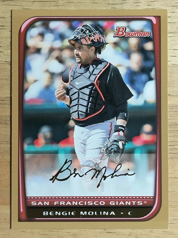 2008 Bowman Gold #17 Bengie Molina