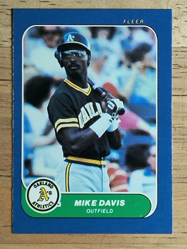 1986 Fleer Mini #88 Mike Davis