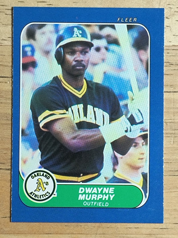 1986 Fleer Mini #90 Dwayne Murphy