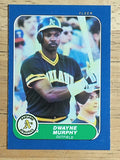 1986 Fleer Mini #90 Dwayne Murphy