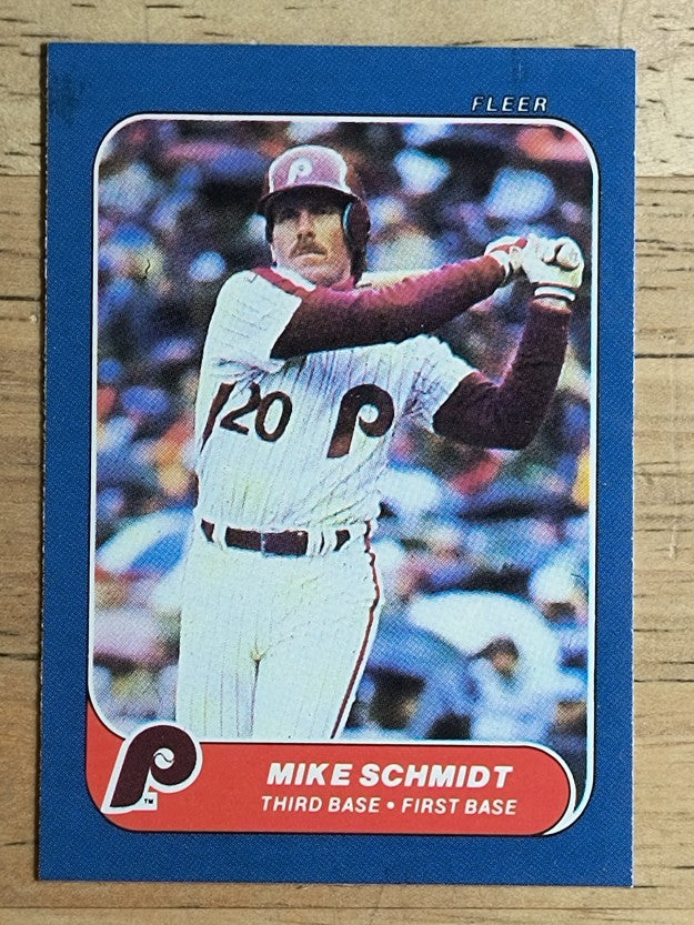 1986 Fleer Mini #94 Mike Schmidt