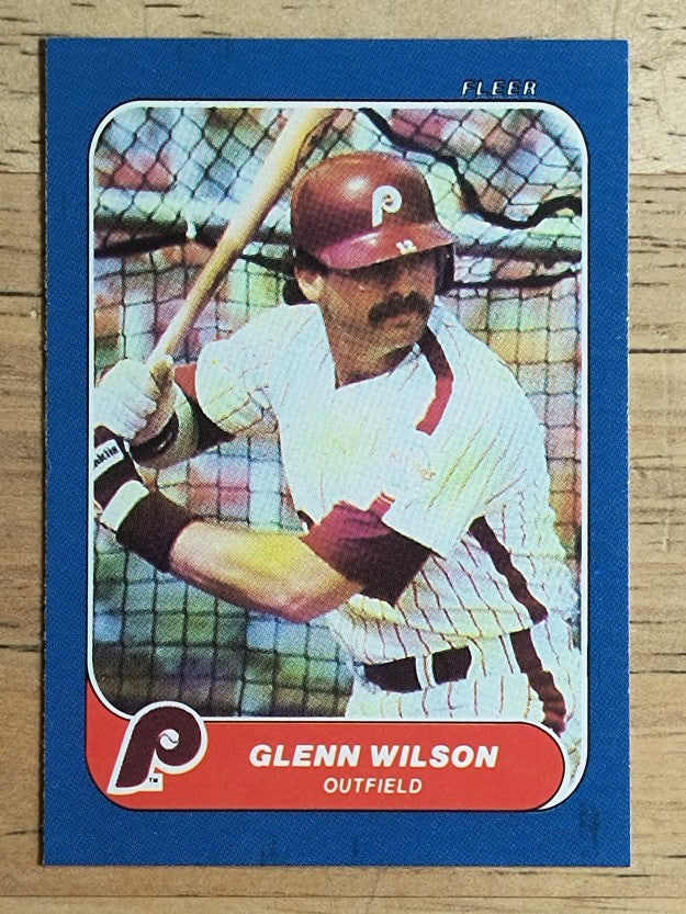 1986 Fleer Mini #95 Glenn Wilson