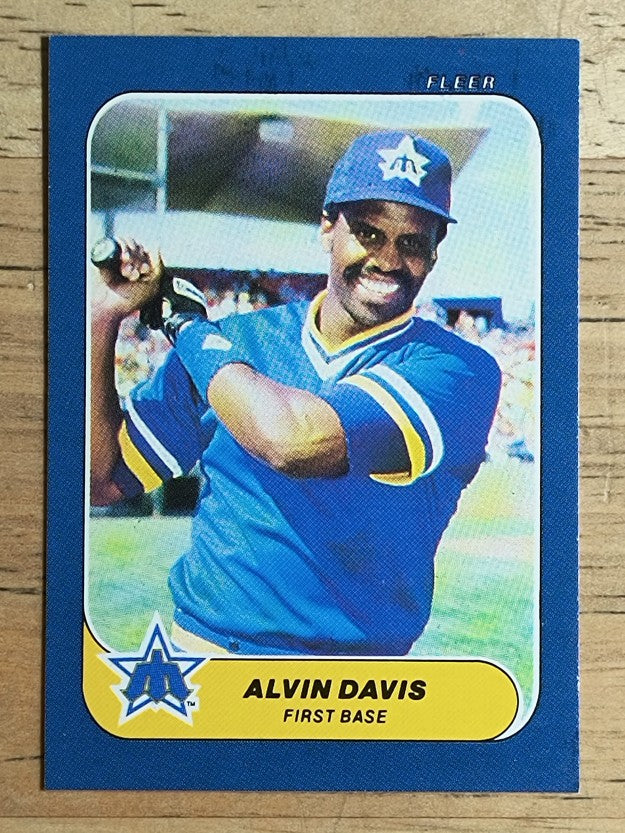 1986 Fleer Mini #97 Alvin Davis
