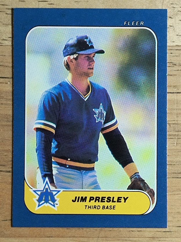 1986 Fleer Mini #98 Jim Presley
