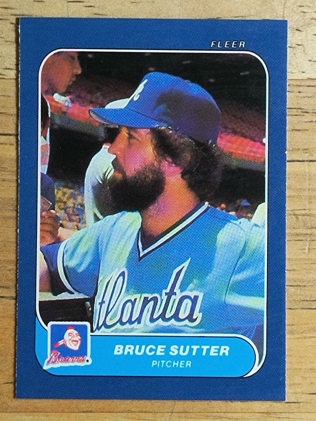 1986 Fleer Mini #106 Bruce Sutter