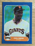 1986 Fleer Mini #109 Chili Davis