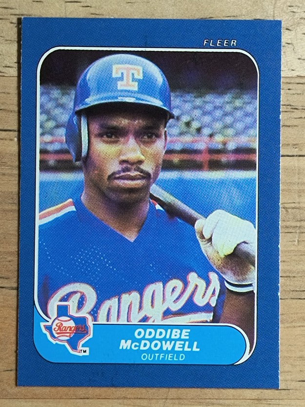 1986 Fleer Mini #111 Oddibe McDowell
