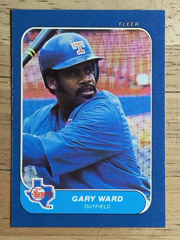 1986 Fleer Mini #113 Gary Ward