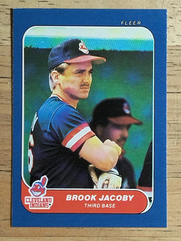 1986 Fleer Mini #116 Brook Jacoby