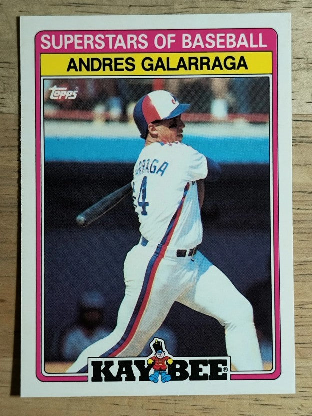 1989 Kay-Bee #12 Andres Galarraga