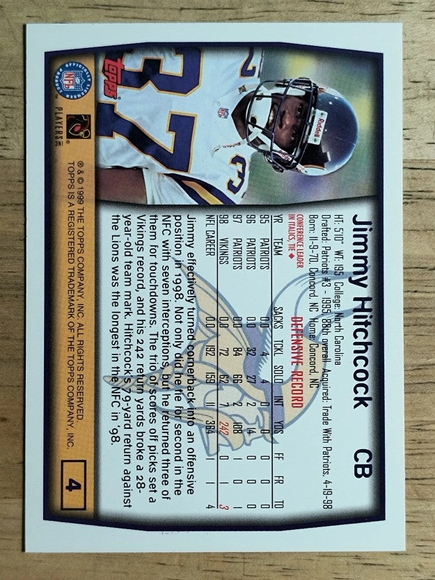 1999 Topps #4 Jimmy Hitchcock