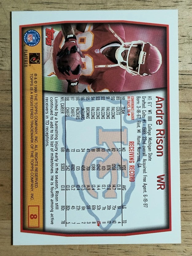 1999 Topps #8 Andre Rison