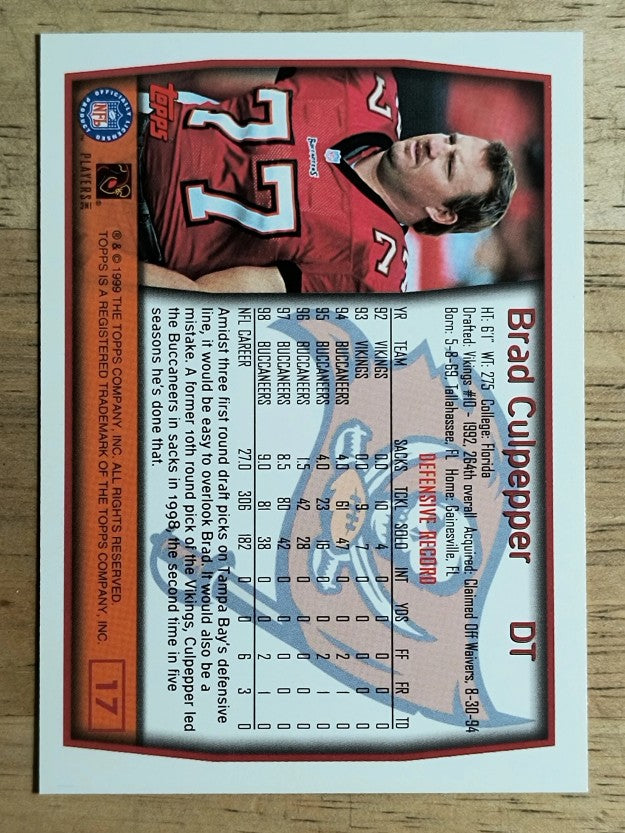 1999 Topps #17 Brad Culpepper