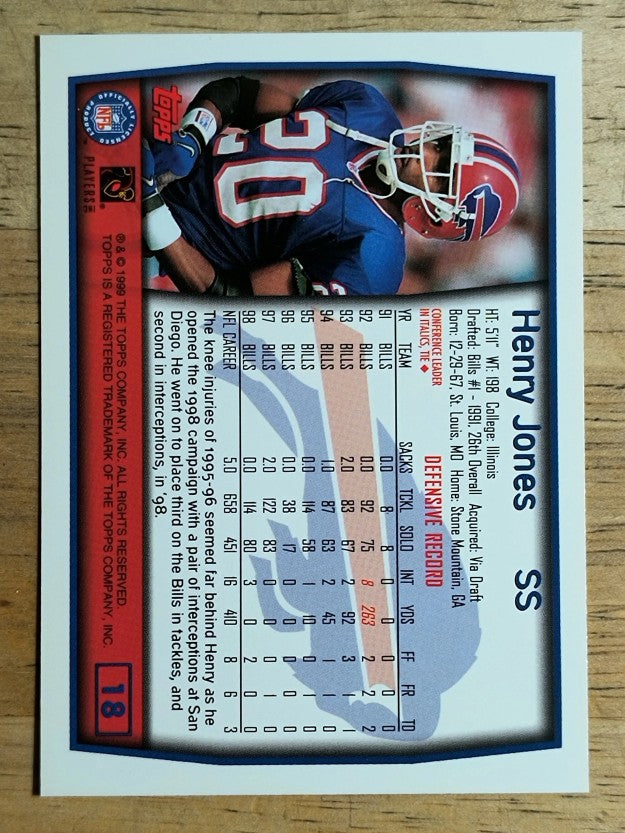 1999 Topps #18 Henry Jones