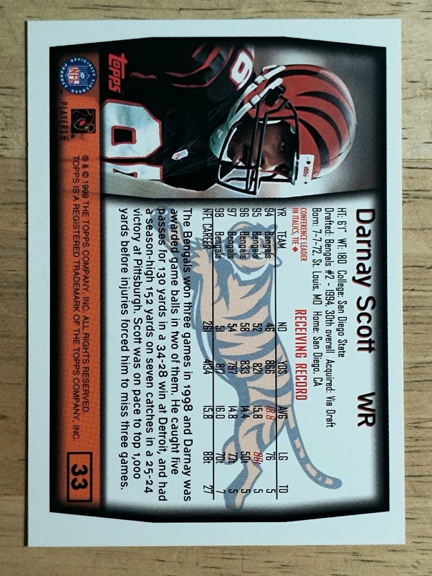 1999 Topps #33 Darnay Scott