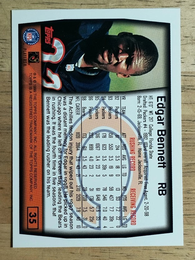 1999 Topps #35 Edgar Bennett