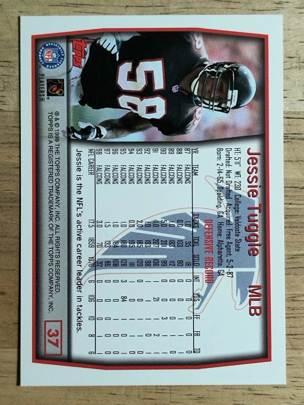 1999 Topps #37 Jessie Tuggle