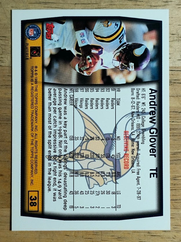 1999 Topps #38 Andrew Glover