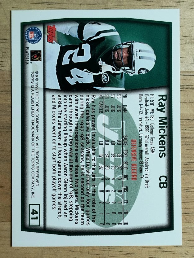 1999 Topps #41 Ray Mickens