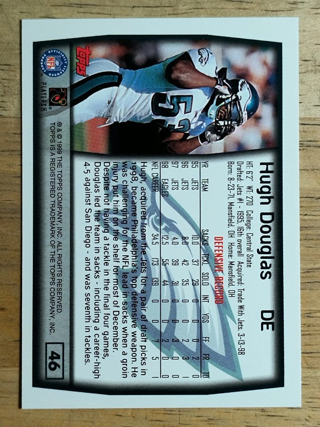1999 Topps #46 Hugh Douglas