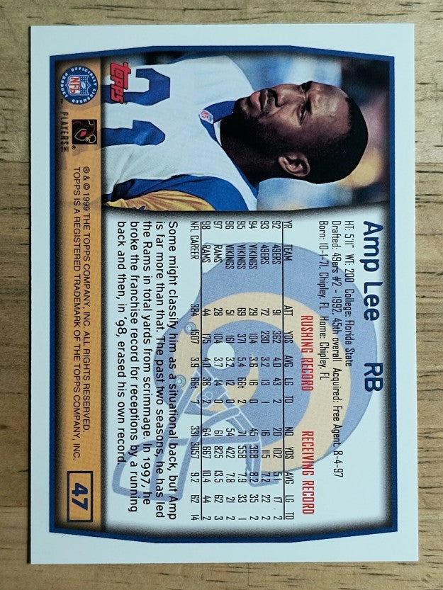 1999 Topps #47 Amp Lee