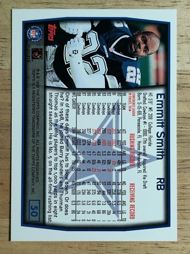 1999 Topps #50 Emmitt Smith