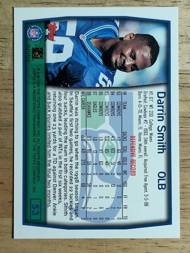 1999 Topps #53 Darrin Smith