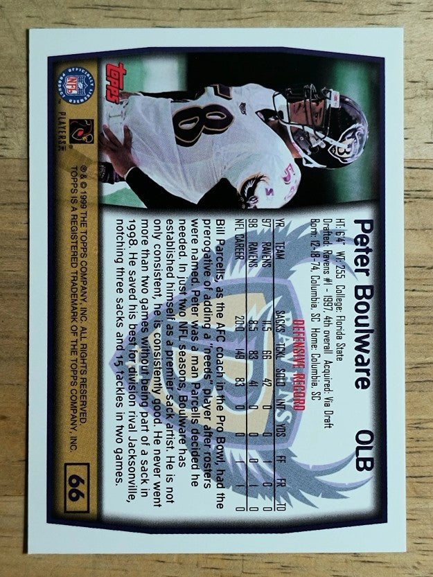 1999 Topps #66 Peter Boulware