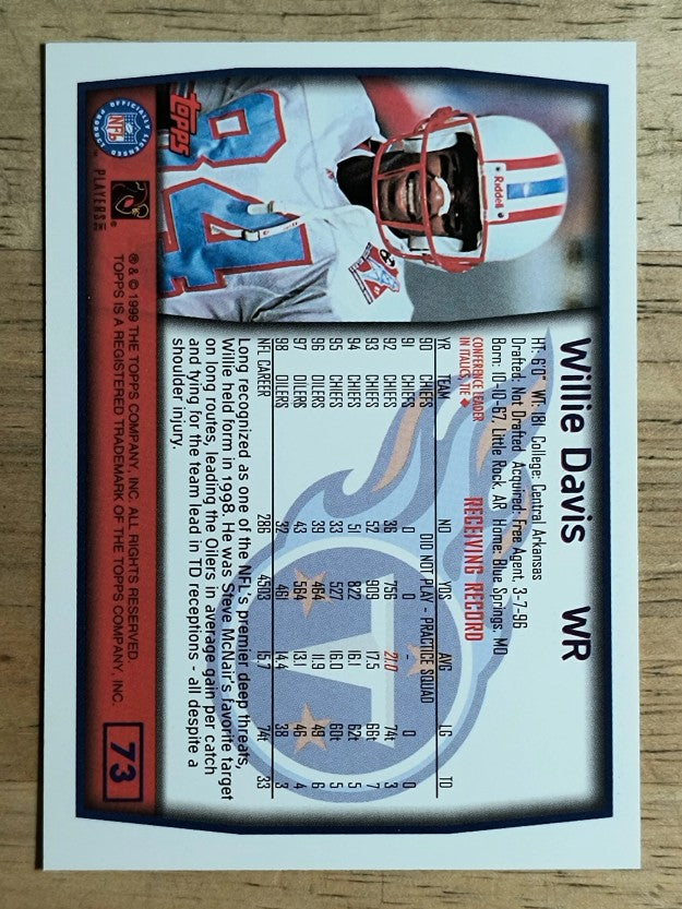 1999 Topps #73 Willie Davis