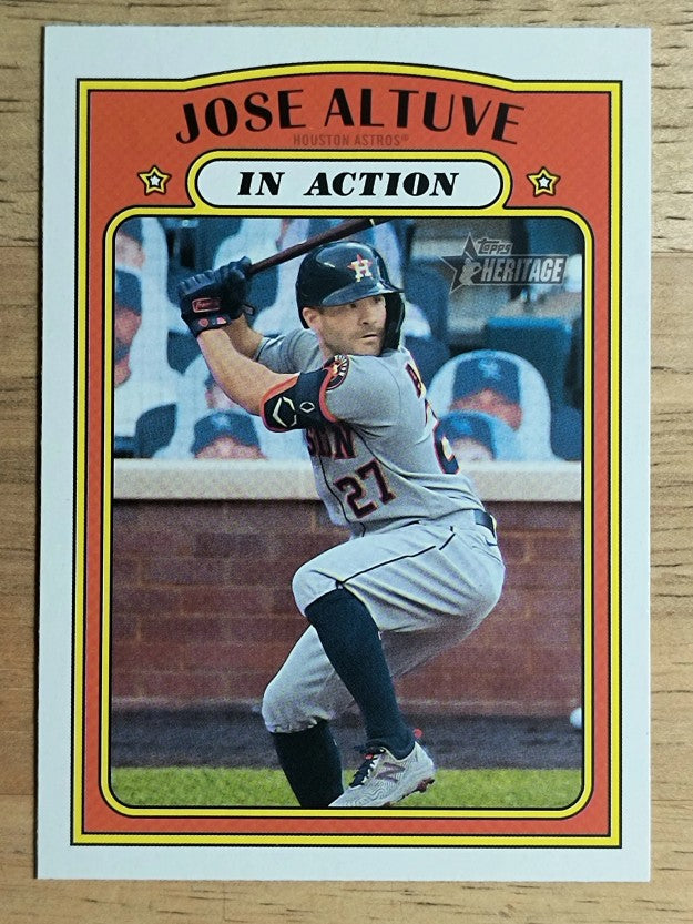 2021 Topps Heritage #44 Jose Altuve IA