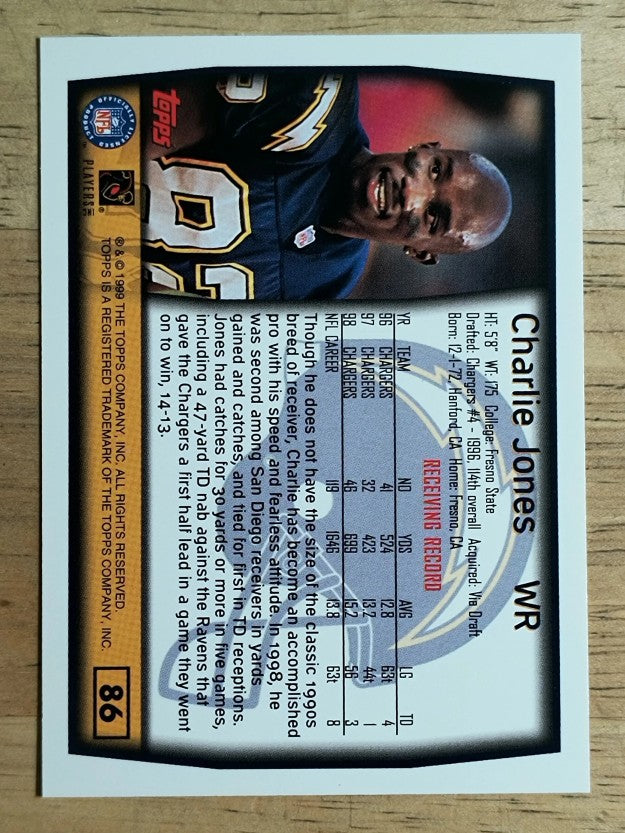1999 Topps #86 Charlie Jones