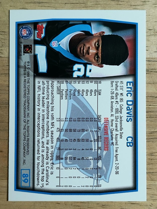 1999 Topps #89 Eric Davis