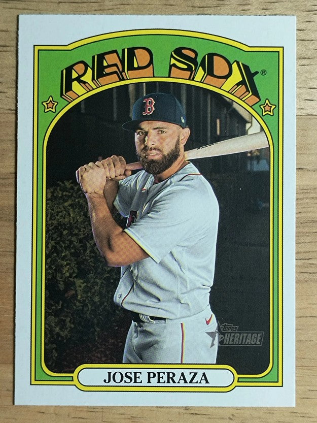 2021 Topps Heritage #238 Jose Peraza