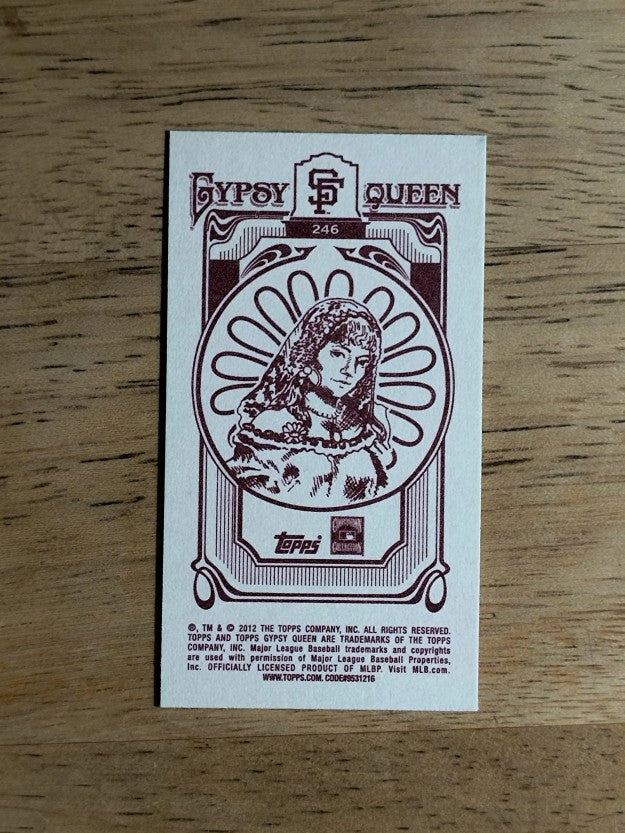 2012 Topps Gypsy Queen Mini Gypsy Queen Back #246 Willie McCovey