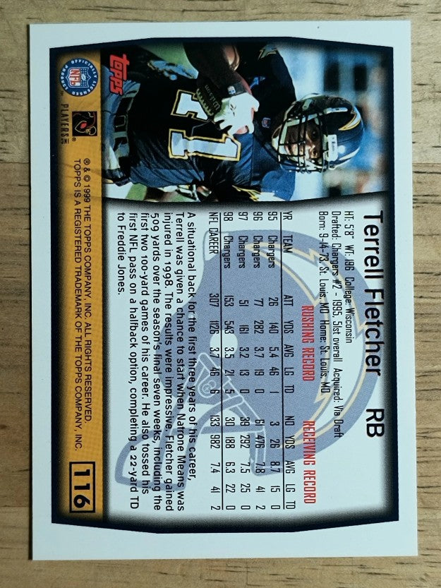 1999 Topps #116 Terrell Fletcher
