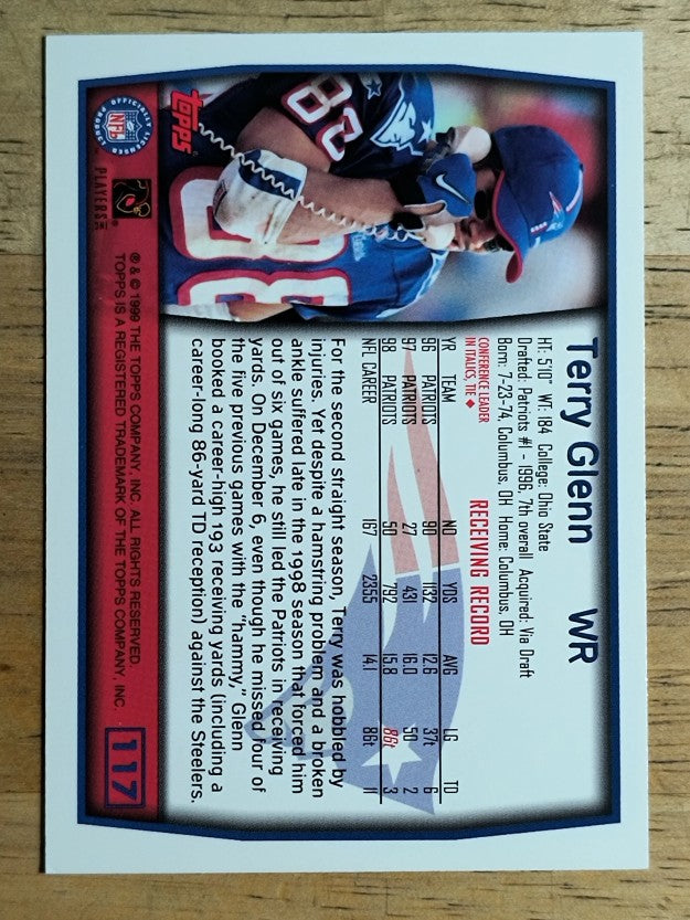 1999 Topps #117 Terry Glenn