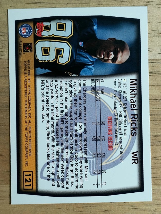 1999 Topps #121 Mikhael Ricks