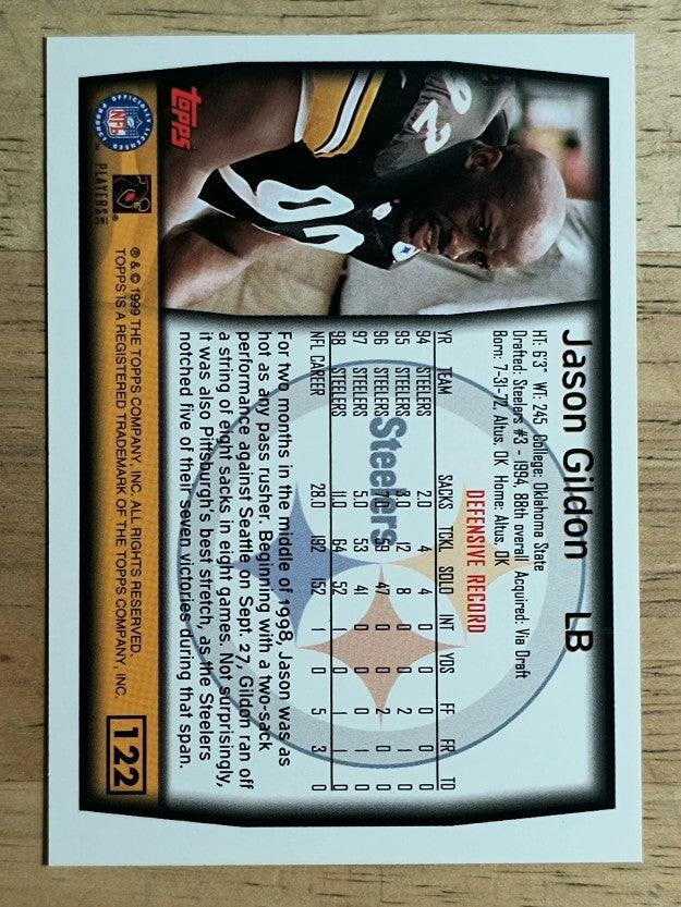 1999 Topps #122 Jason Gildon