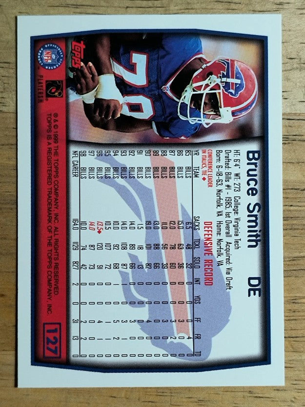 1999 Topps #127 Bruce Smith
